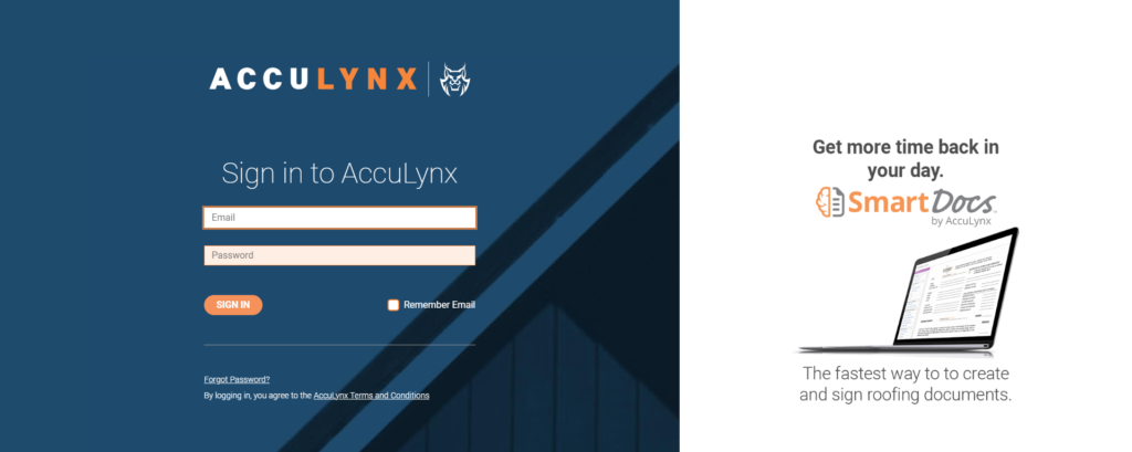 AccuLynx login